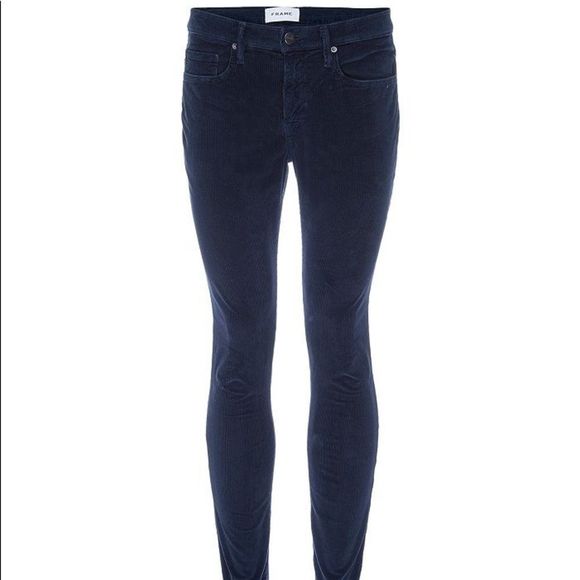 Revolve shop bop FRAME navy jeans - Picture 1 of 5
